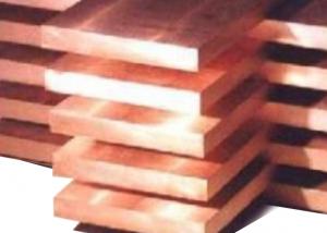 Oxygen-free copper plate for cooling stave